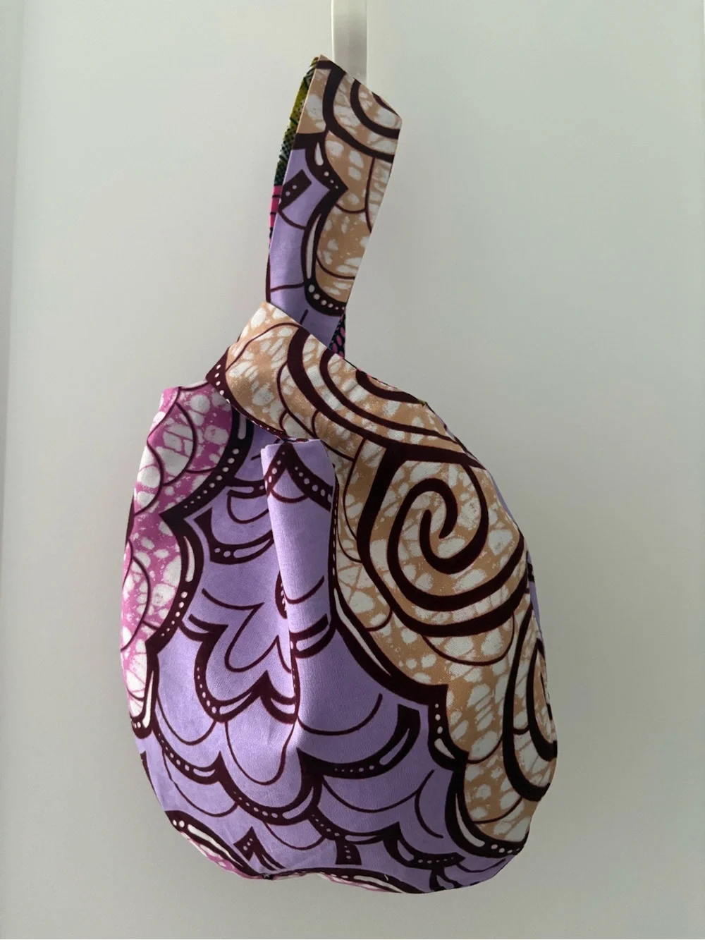 Reversible Print Wristlet Bag & Card Holder